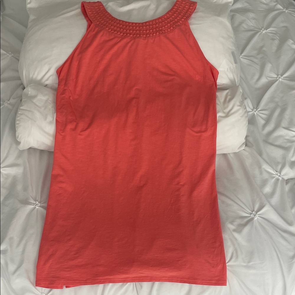 Tommy Bahama Coral Sleeveless Midi Dress